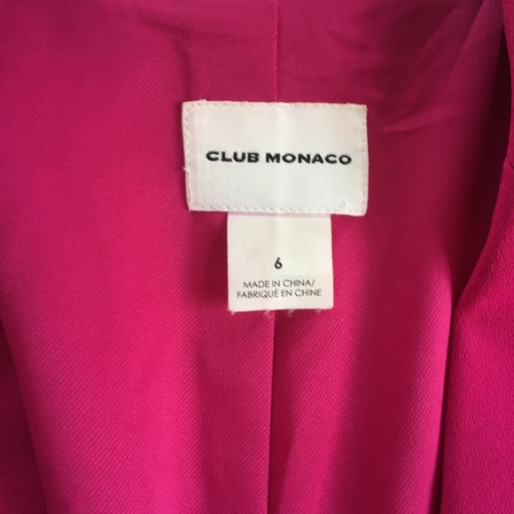 Club Monaco Dax Blazer Hot Pink - Picture 4 of 5